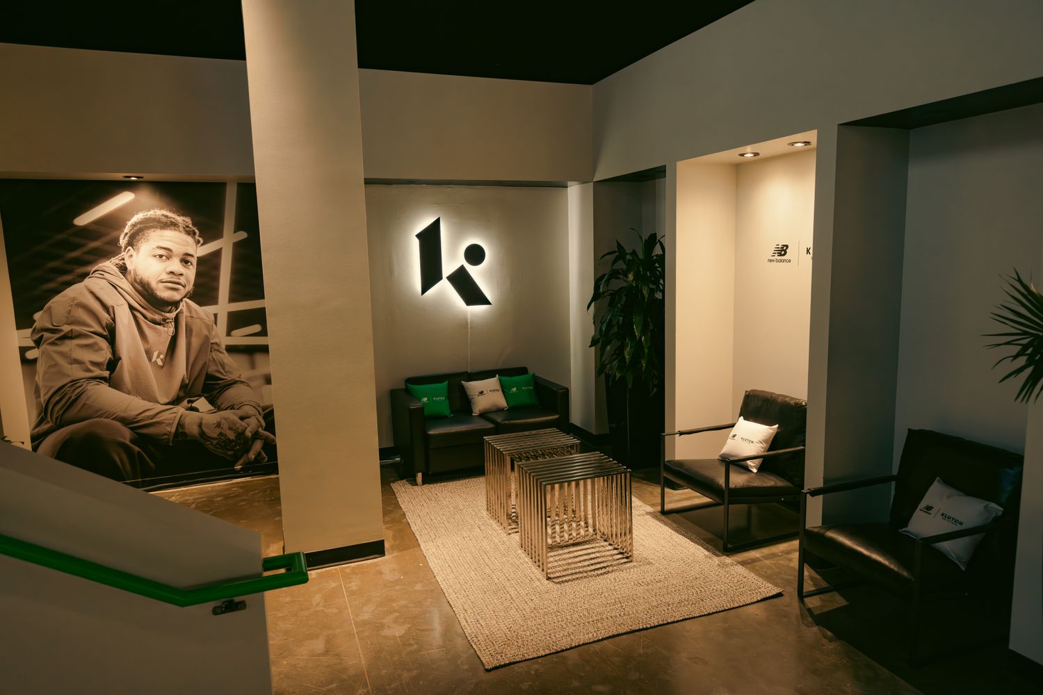 Still shot of Klutch Athletics' Kansas City, Missouri location in the Power and Light District ahead of Klutch Athletics by New Balance celebratory launch event. (Photo provided by New Balance)
